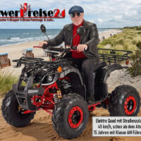 Elektro ATV Quad, ca. 60km Reichweite, 45 km/h 60V, 2000W 30AH Elektro Chopper
