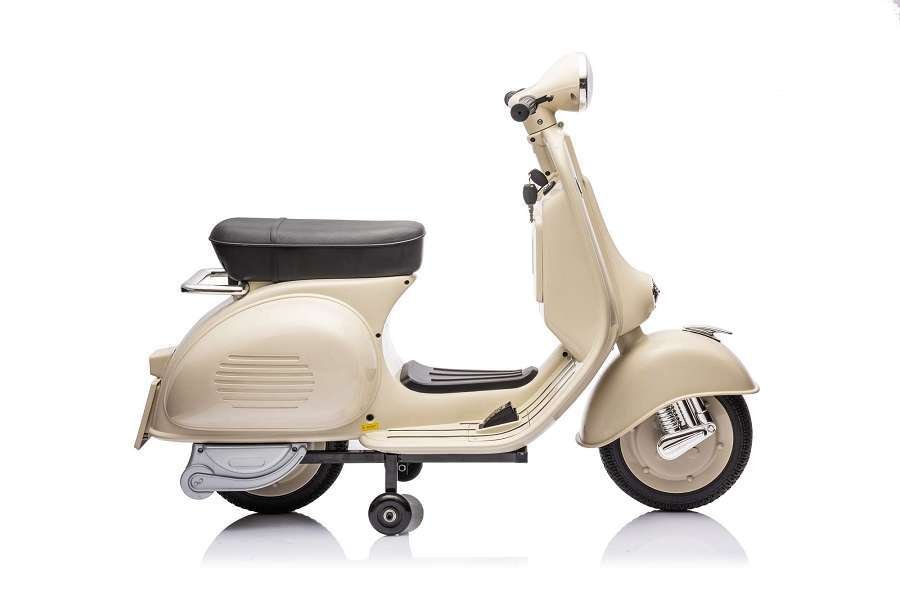VESPA 150 VL1T Lizenziert mit 12V Akku, Ledersitz und EVA Reifen – Bild 7