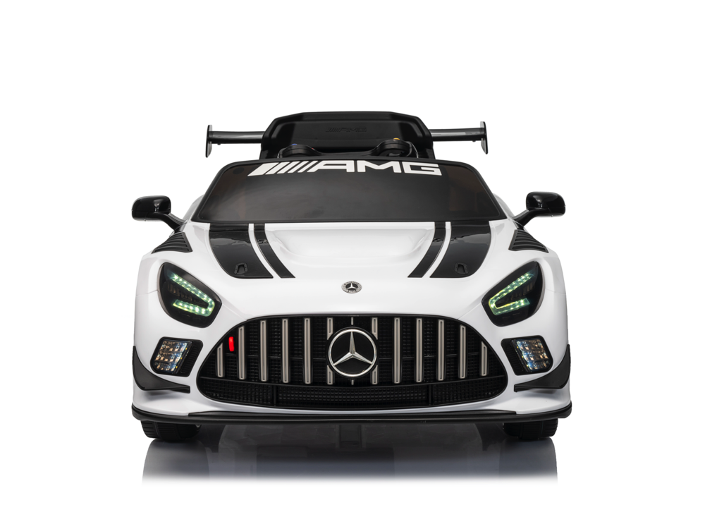 Mercedes-Benz Gt3 Amg 12-Volt-Elektro-Kinderauto Mit Gummireifen, Ledersitz Und Mehr! – Bild 3