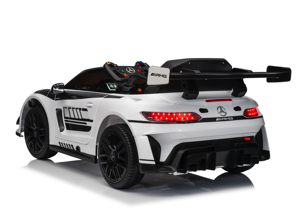 Mercedes-Benz Gt3 Amg 12-Volt-Elektro-Kinderauto Mit Gummireifen, Ledersitz Und Mehr! – Bild 5