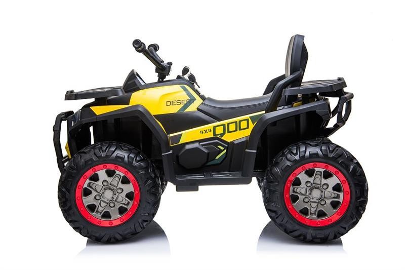 Kinderfahrzeug - Elektro Kinderquad "607" 2x45W, 12V7Ah - Gelb – Bild 3