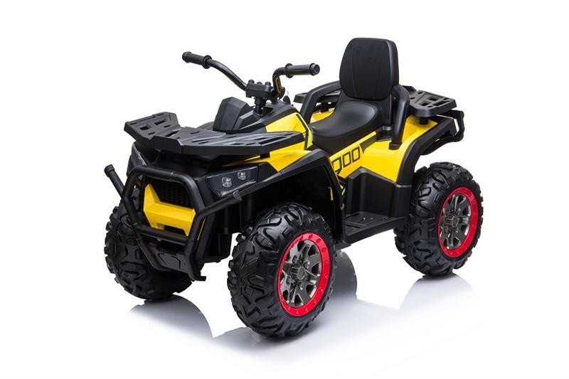 Kinderfahrzeug - Elektro Kinderquad "607" 2x45W, 12V7Ah - Gelb – Bild 6