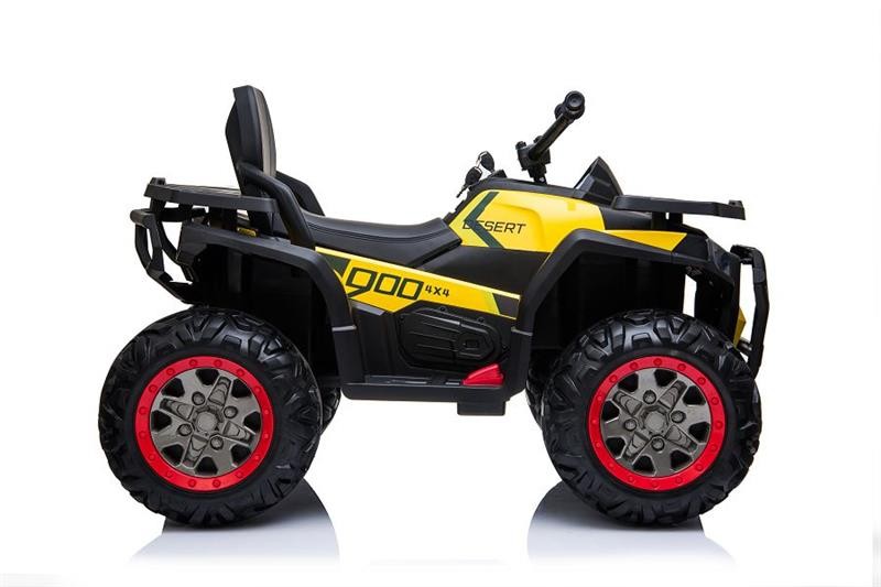 Kinderfahrzeug - Elektro Kinderquad "607" 2x45W, 12V7Ah - Gelb – Bild 9