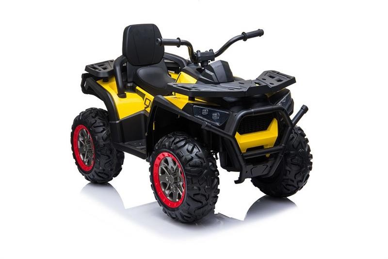 Kinderfahrzeug - Elektro Kinderquad "607" 2x45W, 12V7Ah - Gelb – Bild 10
