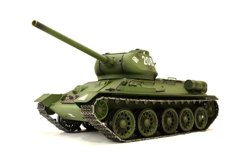 RC Panzer "Russischer T-34/85" 1:16 Heng-Long Rauch & Sound + 2,4Ghz - Pro Modell