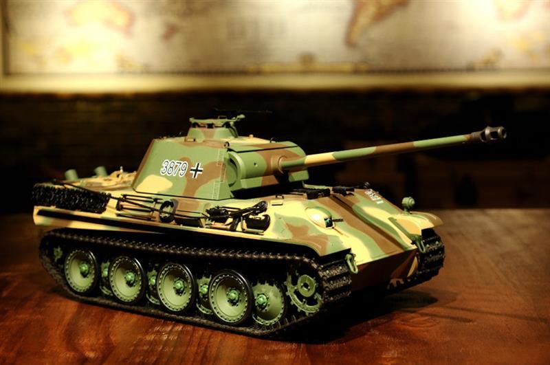 RC Panzer "Panther G" Heng Long 1:16 mit Rauch & Sound und Metallgetriebe - 2,4Ghz