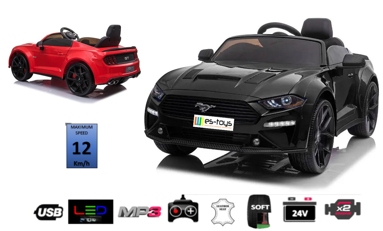 Elektro Kinderauto "Ford Mustang Drift Version" 24V, 2x 12V7AH Akku 2xMotor