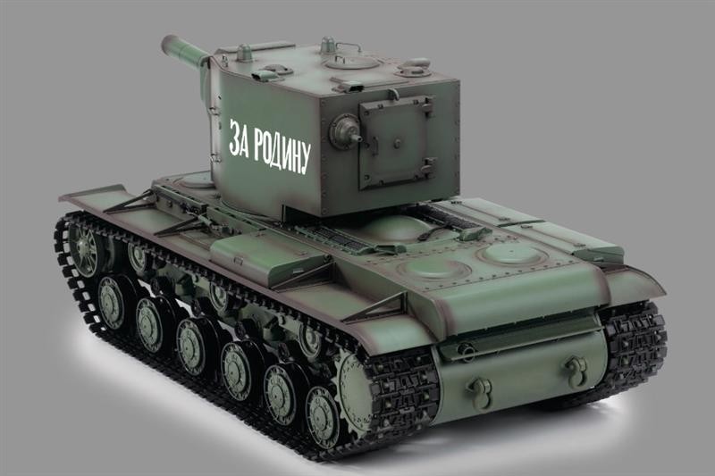 RC Panzer "Russicher KV-2" Heng Long 1:16 mit R&S, Metallgetriebe (Stahl) – Bild 8