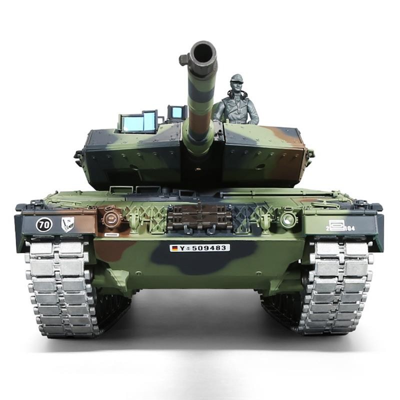 RC Panzer "German Leopard 2A6" Heng Long 1:16 mit R&S, Metallgetriebe und Metall – Bild 8