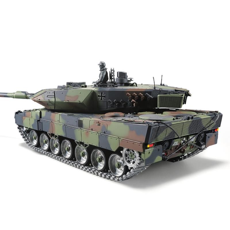 RC Panzer "German Leopard 2A6" Heng Long 1:16 mit R&S, Metallgetriebe und Metall – Bild 9