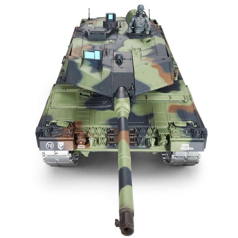 RC Panzer "German Leopard 2A6" Heng Long 1:16 mit R&S, Metallgetriebe und Metall – Bild 10