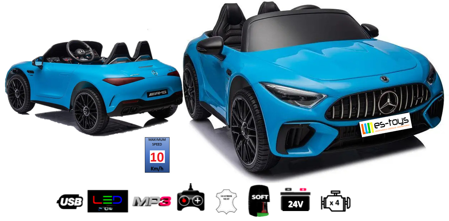 Kinderfahrzeug – Elektro Auto „Mercedes SL63 AMG“ 24V Akku, mit 4 Motoren