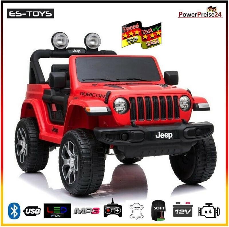 Kinderfahrzeug - Elektro Auto "Jeep Wrangler Rubicon" - lizenziert - 12V10AH Akk