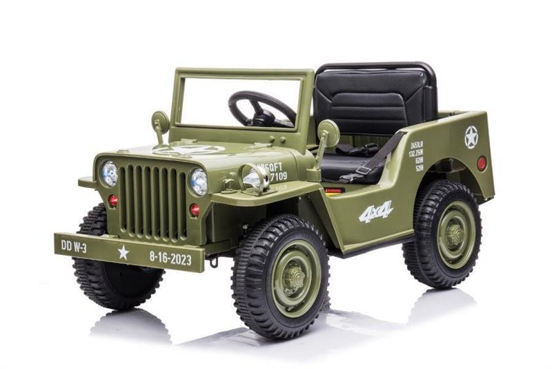Kinderfahrzeug - Elektro Auto Offroad mit 12V7A Akku und 4x35W Motoren "Militär – Bild 17