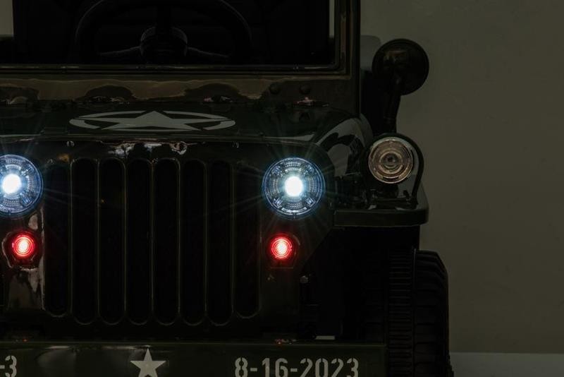 Kinderfahrzeug - Elektro Auto Offroad mit 12V7A Akku und 4x35W Motoren "Militär – Bild 18