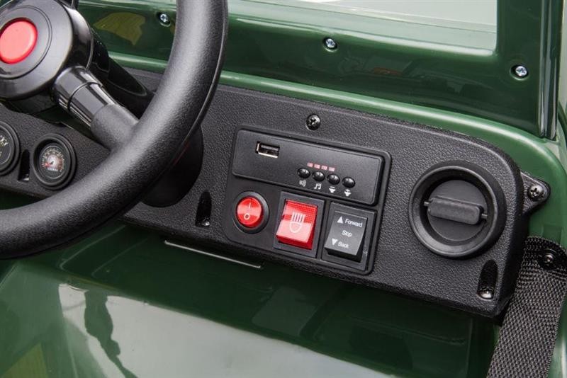 Kinderfahrzeug - Elektro Auto Offroad mit 12V7A Akku und 4x35W Motoren "Militär – Bild 19
