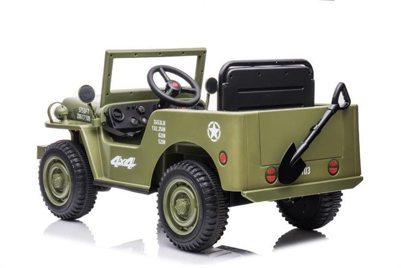 Kinderfahrzeug - Elektro Auto Offroad mit 12V7A Akku und 4x35W Motoren "Militär – Bild 20
