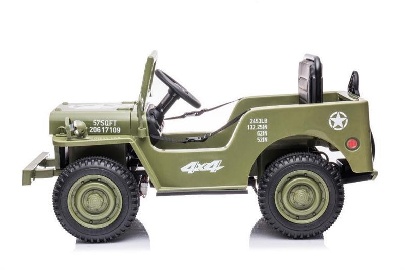 Kinderfahrzeug - Elektro Auto Offroad mit 12V7A Akku und 4x35W Motoren "Militär – Bild 21