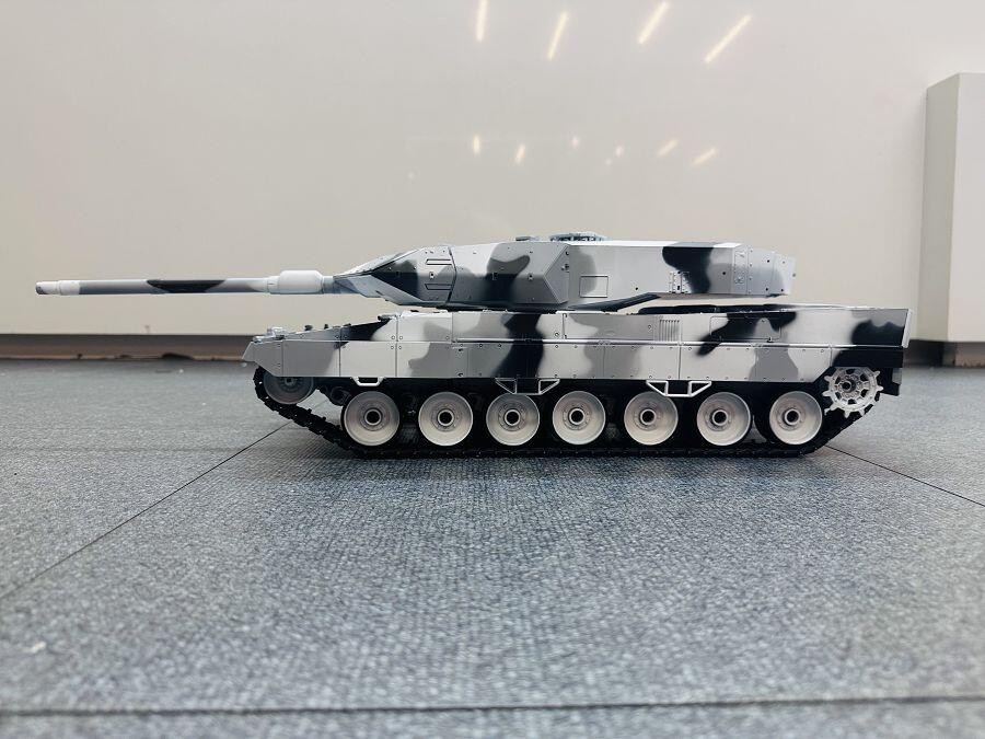 RC Panzer "German Leopard 2A6 Heng Long 1:16 mit Stahlgetriebe -2,4Ghz V7.0