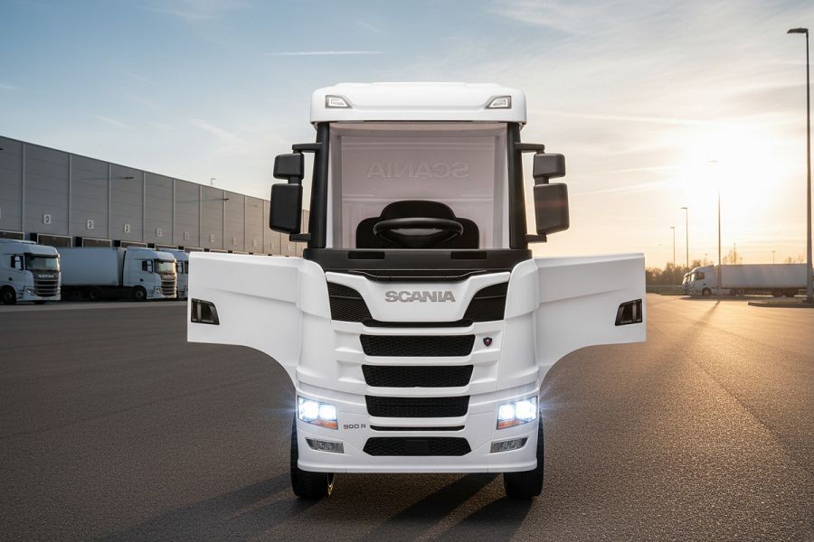 Kinderauto Kinder-Elektro-LKW „SCANIA R Series“ – 4-Motoren, 2x12V Akku, 2.4G,