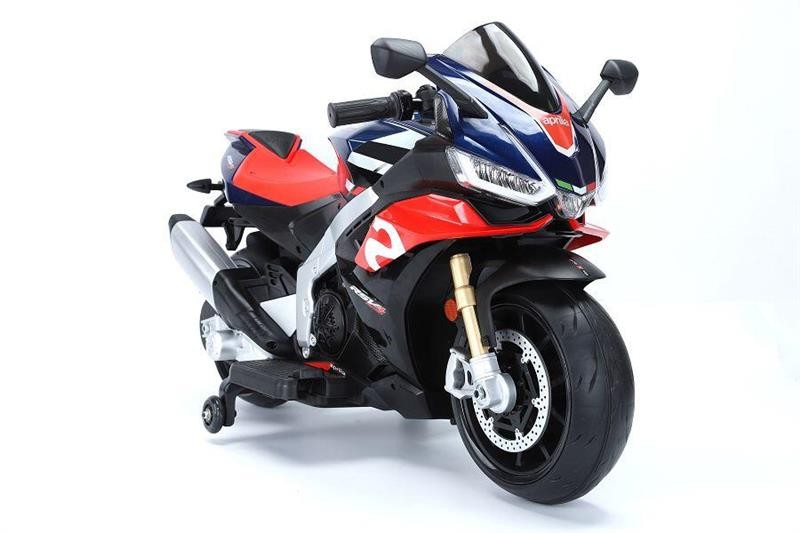 Elektro Kindermotorrad „Aprilia“ bis zu 19 km/h – Lizenziert – 24V7A – Brushless