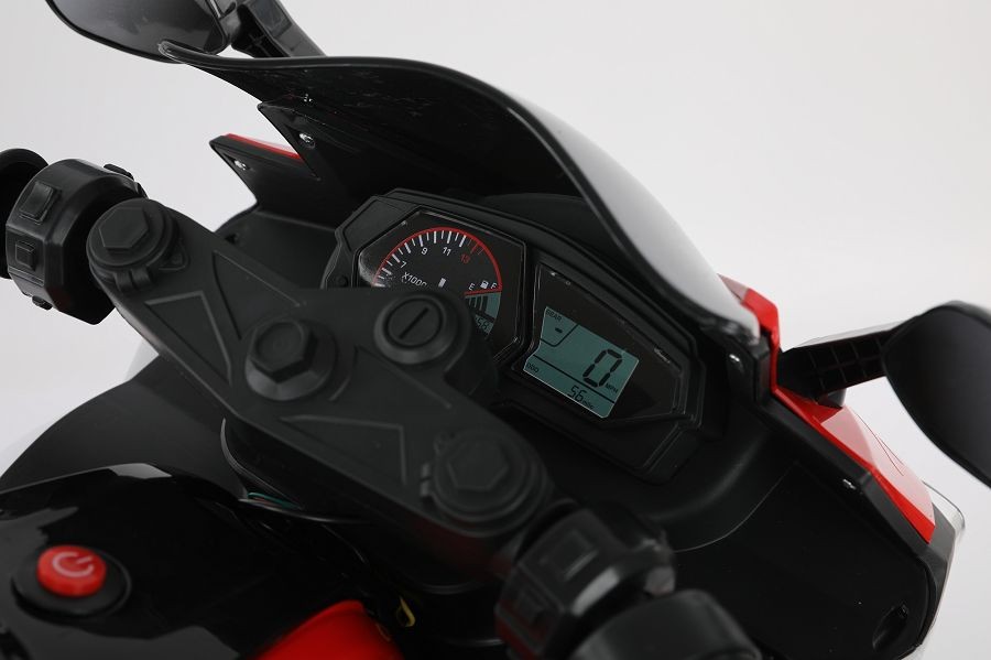 Elektro Kindermotorrad 888 – 12V 4,5A Akku – mit Stützräder, Musik und Lichter - – Bild 4