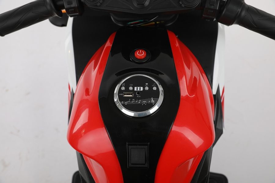 Elektro Kindermotorrad 888 – 12V 4,5A Akku – mit Stützräder, Musik und Lichter - – Bild 10