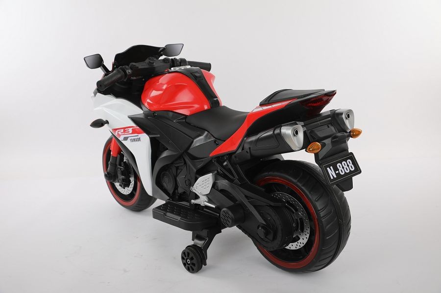 Elektro Kindermotorrad 888 – 12V 4,5A Akku – mit Stützräder, Musik und Lichter - – Bild 11