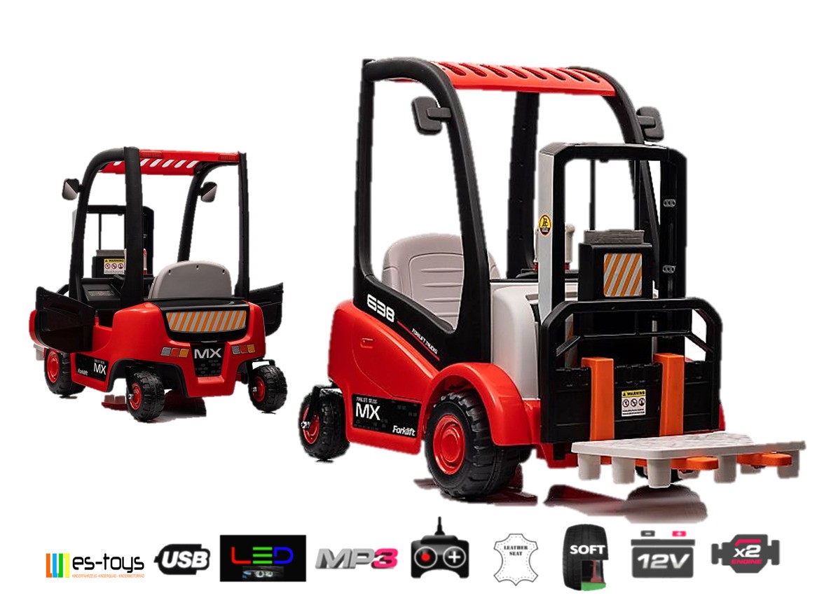 Kinderauto – Elektro Gabelstabler – 12V7AH Akku, 2 Motoren + 2,4Ghz -638 – Bild 12