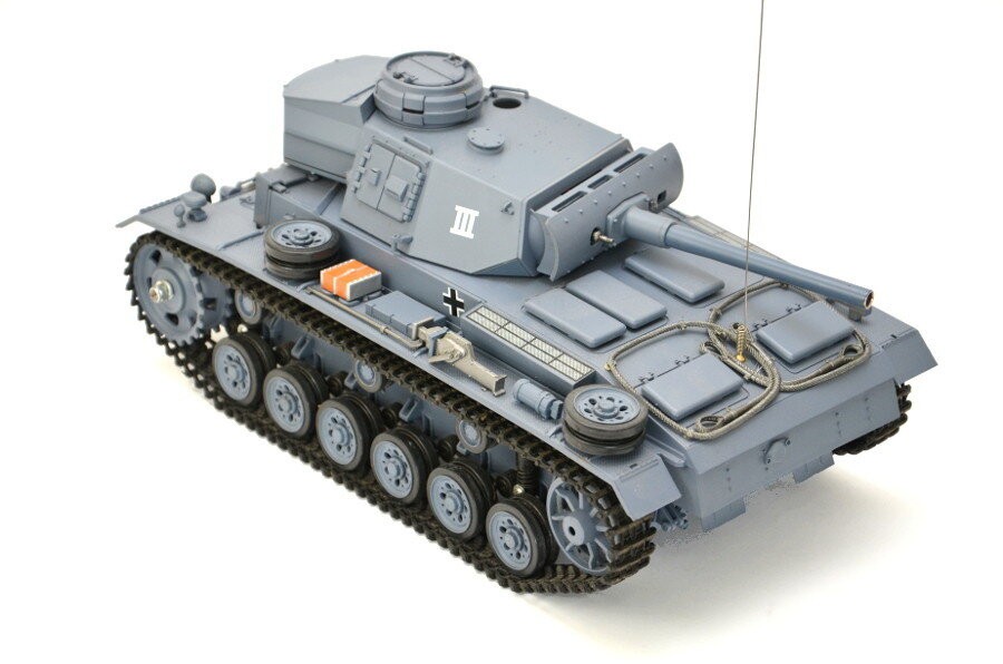 RC Panzer „Kampfwagen III“ 1:16 Heng Long -Rauch&Sound – mit Stahlgetriebe – Bild 17