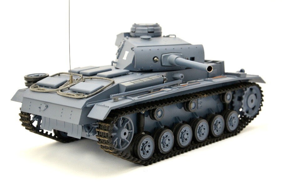 RC Panzer „Kampfwagen III“ 1:16 Heng Long -Rauch&Sound – mit Stahlgetriebe – Bild 18