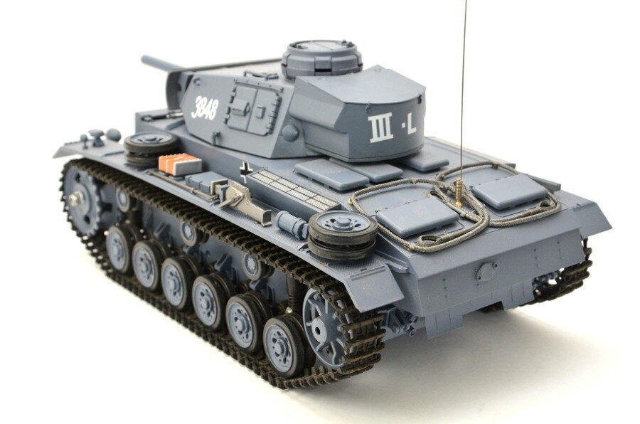 RC Panzer „Kampfwagen III“ 1:16 Heng Long -Rauch&Sound – mit Stahlgetriebe – Bild 19