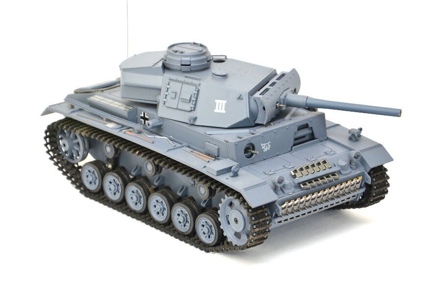 RC Panzer „Kampfwagen III“ 1:16 Heng Long -Rauch&Sound – mit Stahlgetriebe – Bild 23
