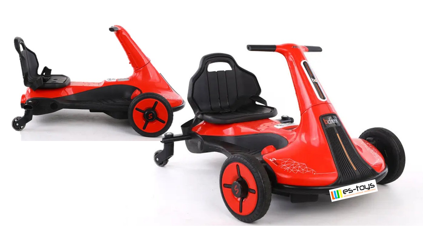 Kinder Elektroauto "Drift-Gokart" mit 12V - 2x45W Motoren mit Musik