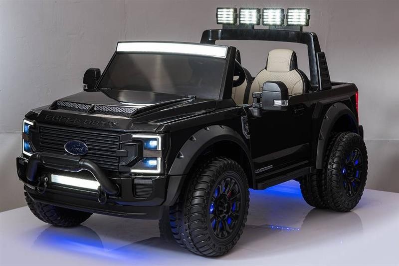 Elektro Kinderauto "Ford Super Duty" 12V10AH Akku und 4 Motoren Leder EVA