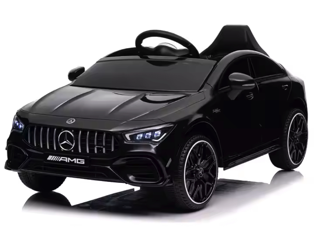 Mercedes Cla 45 S Amg Elektro-Kinderauto 12 Volt Elektro-Kinderauto Mit Gummireifen, Ledersitz Und Mehr!