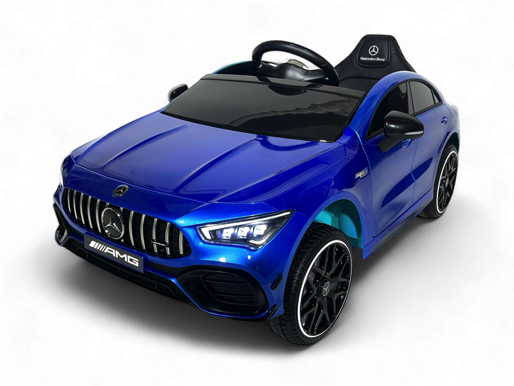 Mercedes Cla 45 S Amg Elektro-Kinderauto 12 Volt Elektro-Kinderauto Mit Gummireifen, Ledersitz Und Mehr!