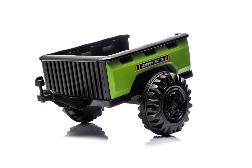 Elektrotraktor Mit Anhänger, 12 Volt, Musikmodul, Bluetooth – Bild 6