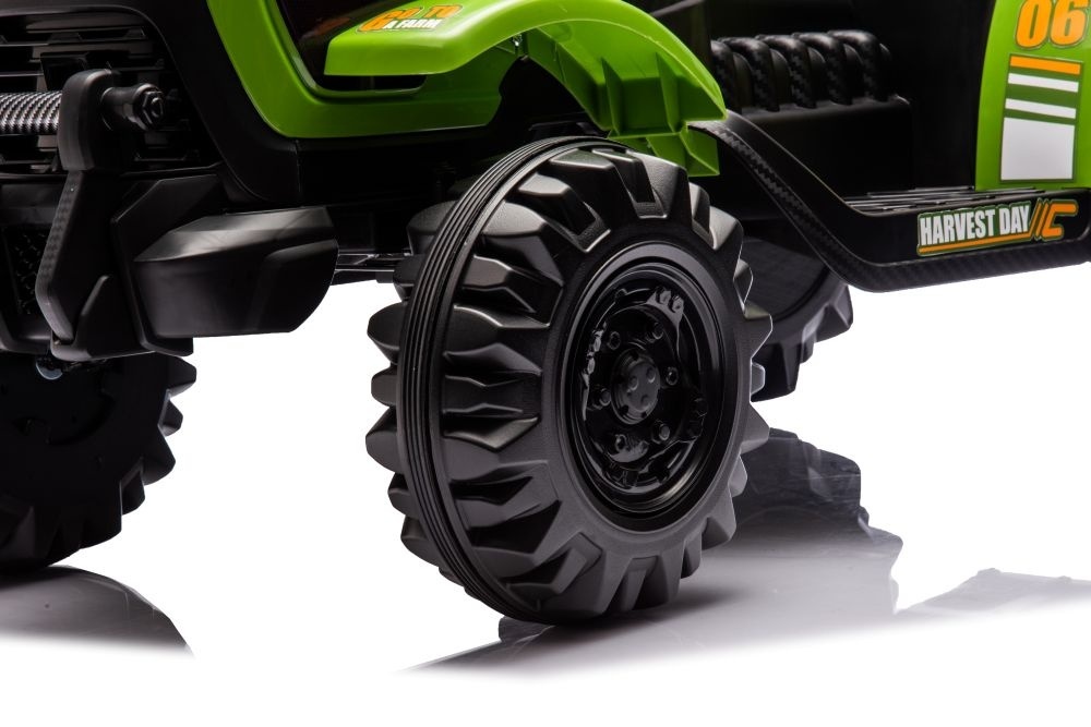 Elektrotraktor Mit Anhänger, 12 Volt, Musikmodul, Bluetooth – Bild 7