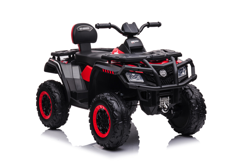 24-Volt-Lithium-Elektro-Quad, 4 Motoren, Gummireifen, Ledersitz Und Mehr! – Bild 4