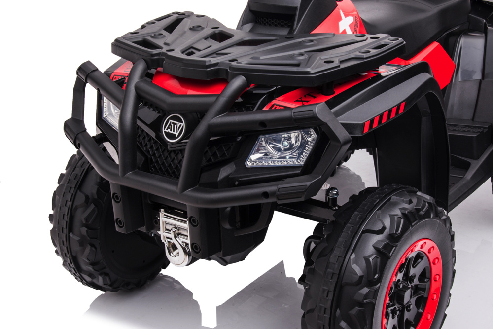 24-Volt-Lithium-Elektro-Quad, 4 Motoren, Gummireifen, Ledersitz Und Mehr! – Bild 8