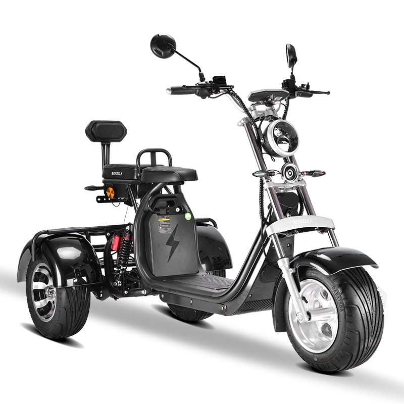 Coco Bike E-Scooter drei Räder Trike 80km Reichweite 2x 60V | 2000W | 20AH Akku – Bild 6