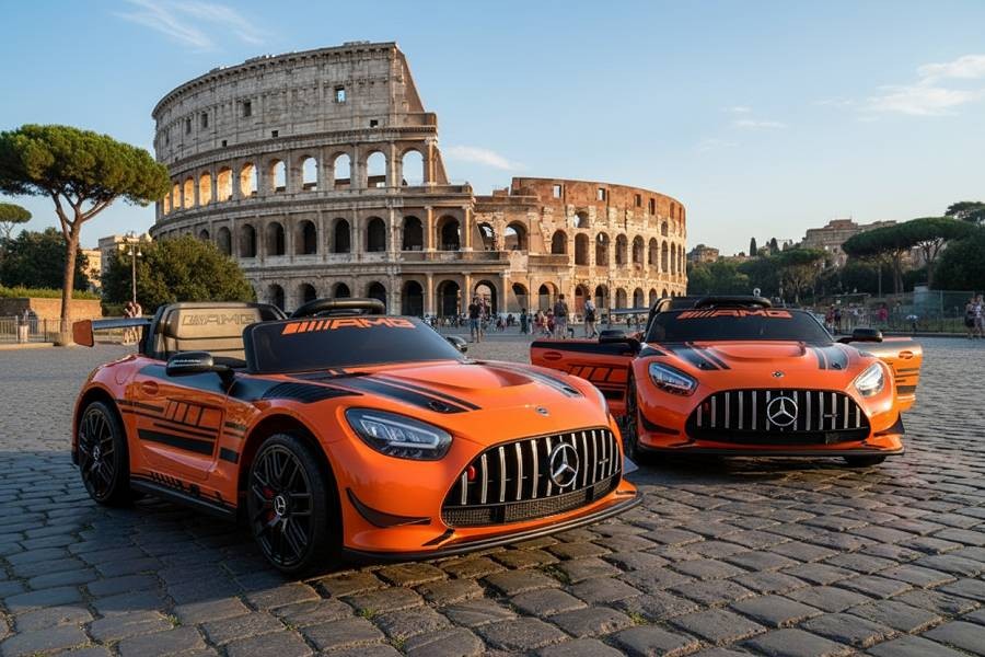 Elektro Kinderfahrzeug Mercedes-AMG GT3 – Bild 3