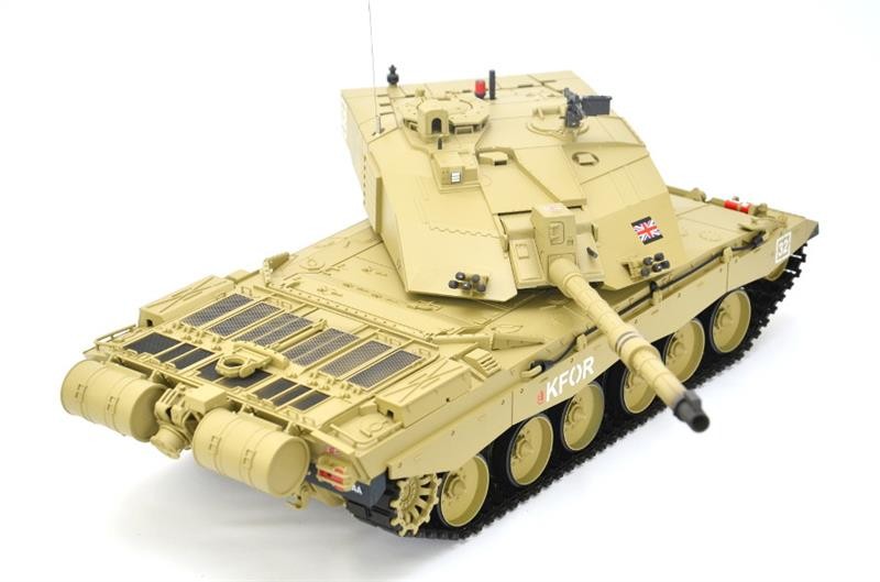 RC Panzer "Britischer Challenger 2" Heng Long 1:16 mit Rauch & Sound und Stahl – Bild 17