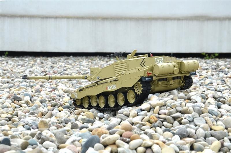 RC Panzer "Britischer Challenger 2" Heng Long 1:16 mit Rauch & Sound und Stahl – Bild 18