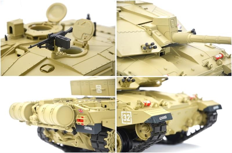 RC Panzer "Britischer Challenger 2" Heng Long 1:16 mit Rauch & Sound und Stahl – Bild 20