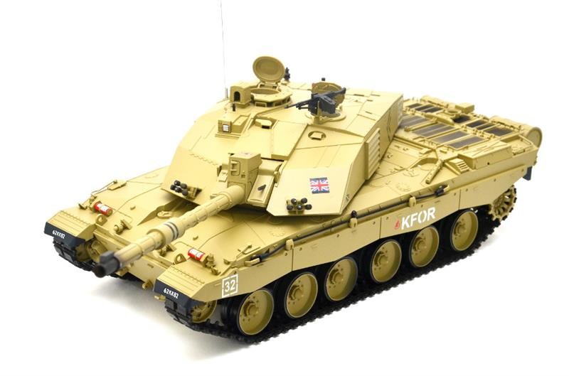 RC Panzer "Britischer Challenger 2" Heng Long 1:16 mit Rauch & Sound und Stahl – Bild 21