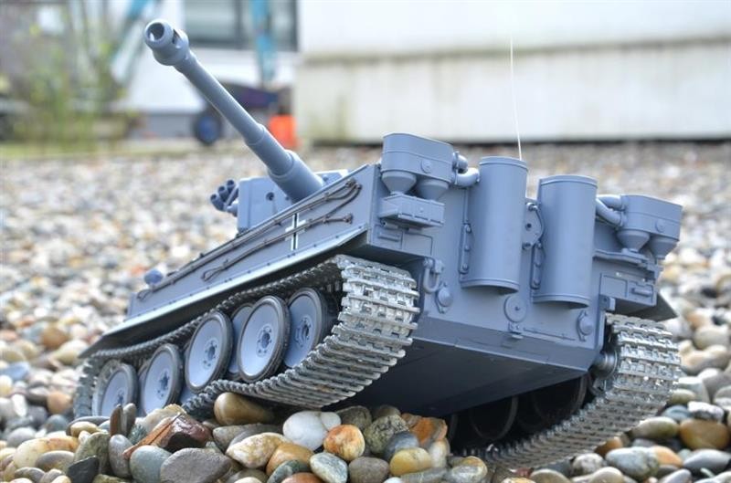 RC Panzer German Tiger I Heng Long 1:16 Rauch&Sound Metallgetriebe (Stahl) 2,4G – Bild 13