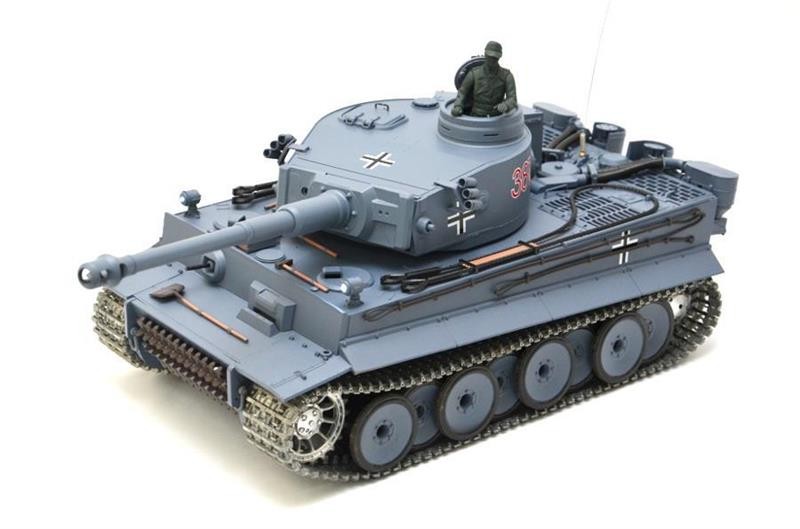 RC Panzer German Tiger I Heng Long 1:16 Rauch&Sound Metallgetriebe (Stahl) 2,4G – Bild 14