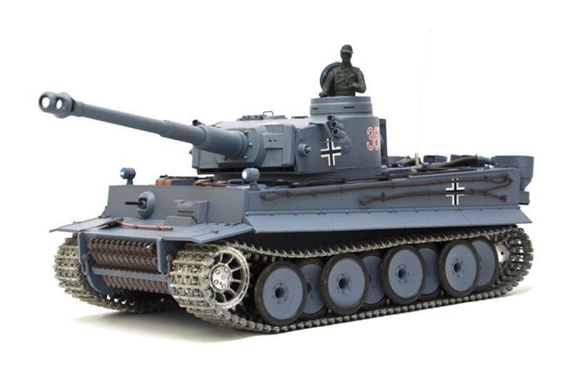 RC Panzer German Tiger I Heng Long 1:16 Rauch&Sound Metallgetriebe (Stahl) 2,4G – Bild 15